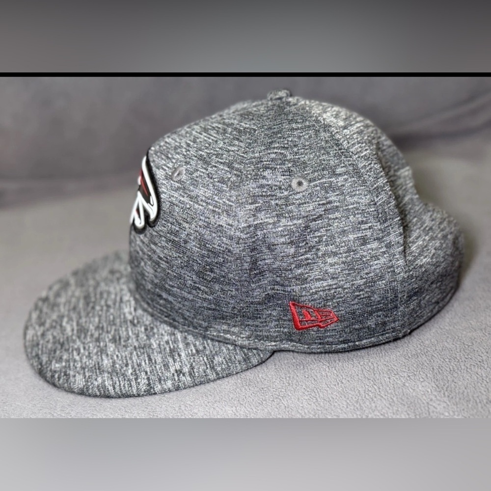 New Era Atlanta Falcons 9Fifty Gray Tweed Turn Adjustable Snapback Hat Cap OSFM - Picture 2 of 7